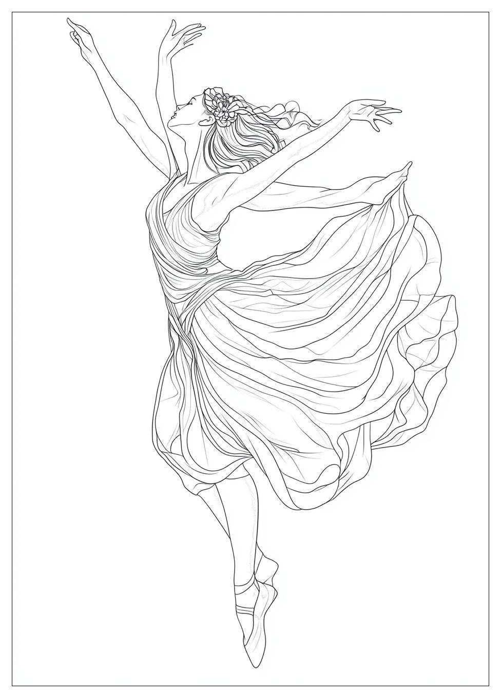 Dance Coloring Pages-16