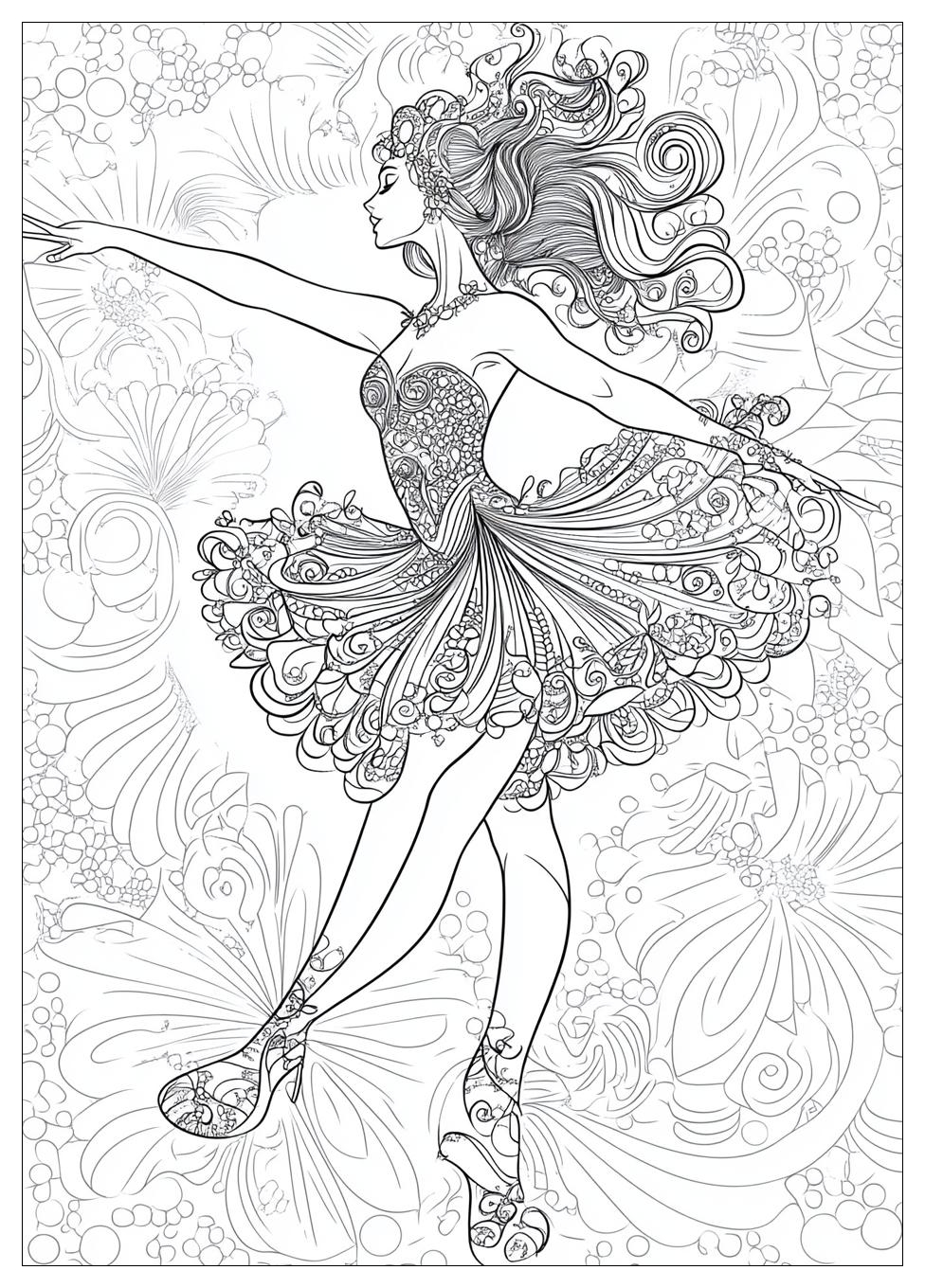 Dance Coloring Pages-19