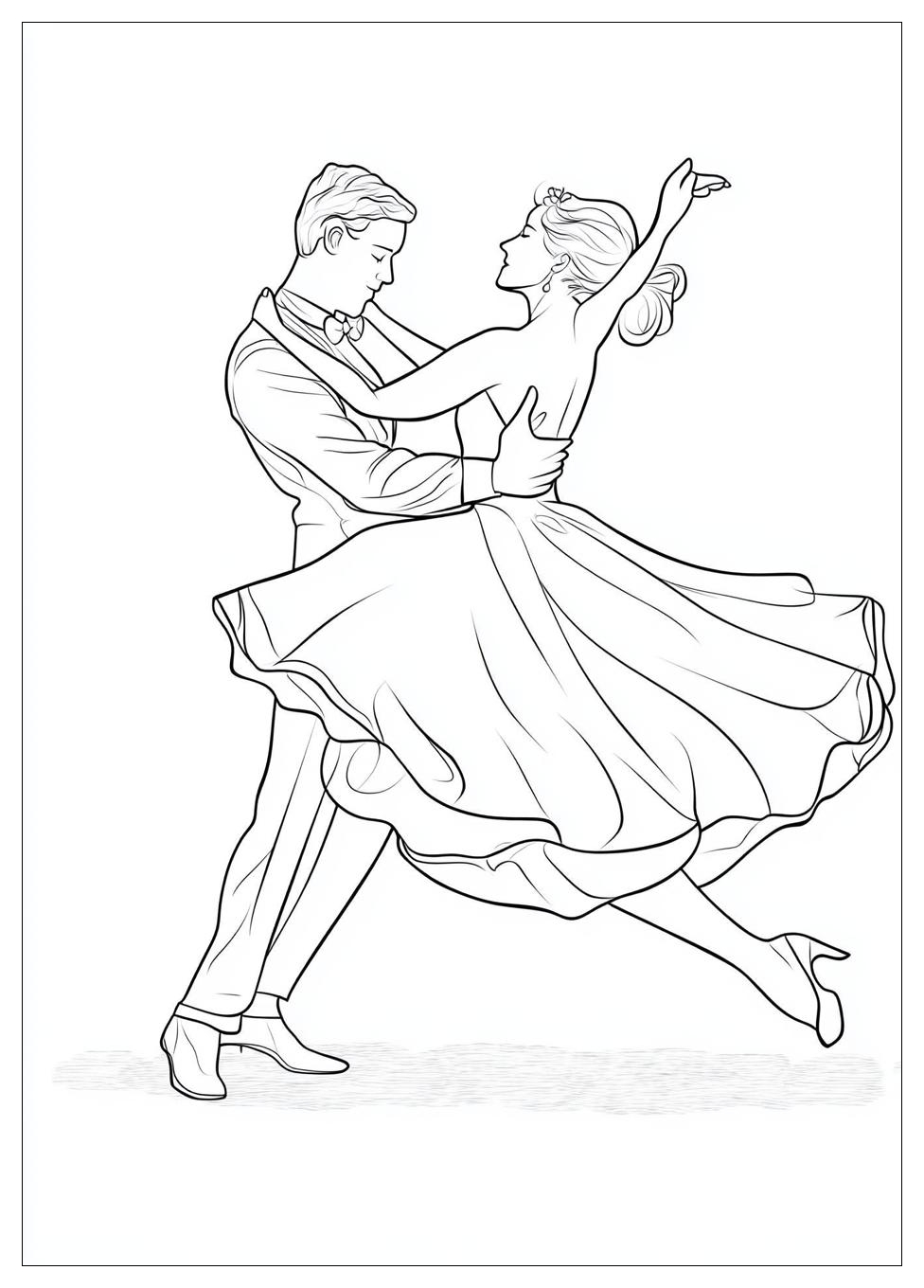 Dance Coloring Pages-4