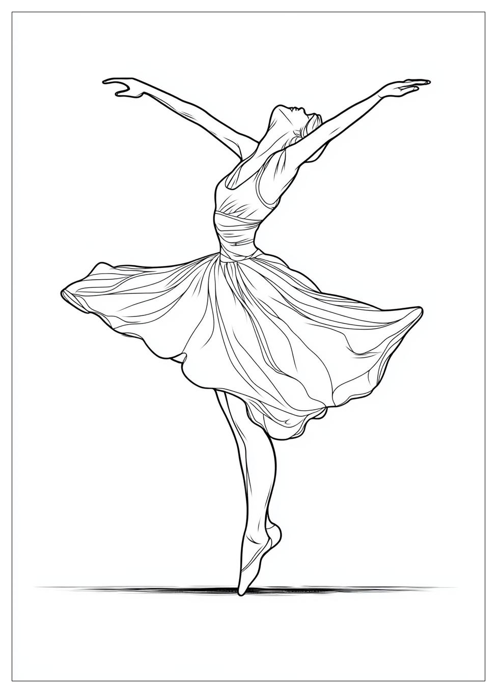 Dance Coloring Pages-9