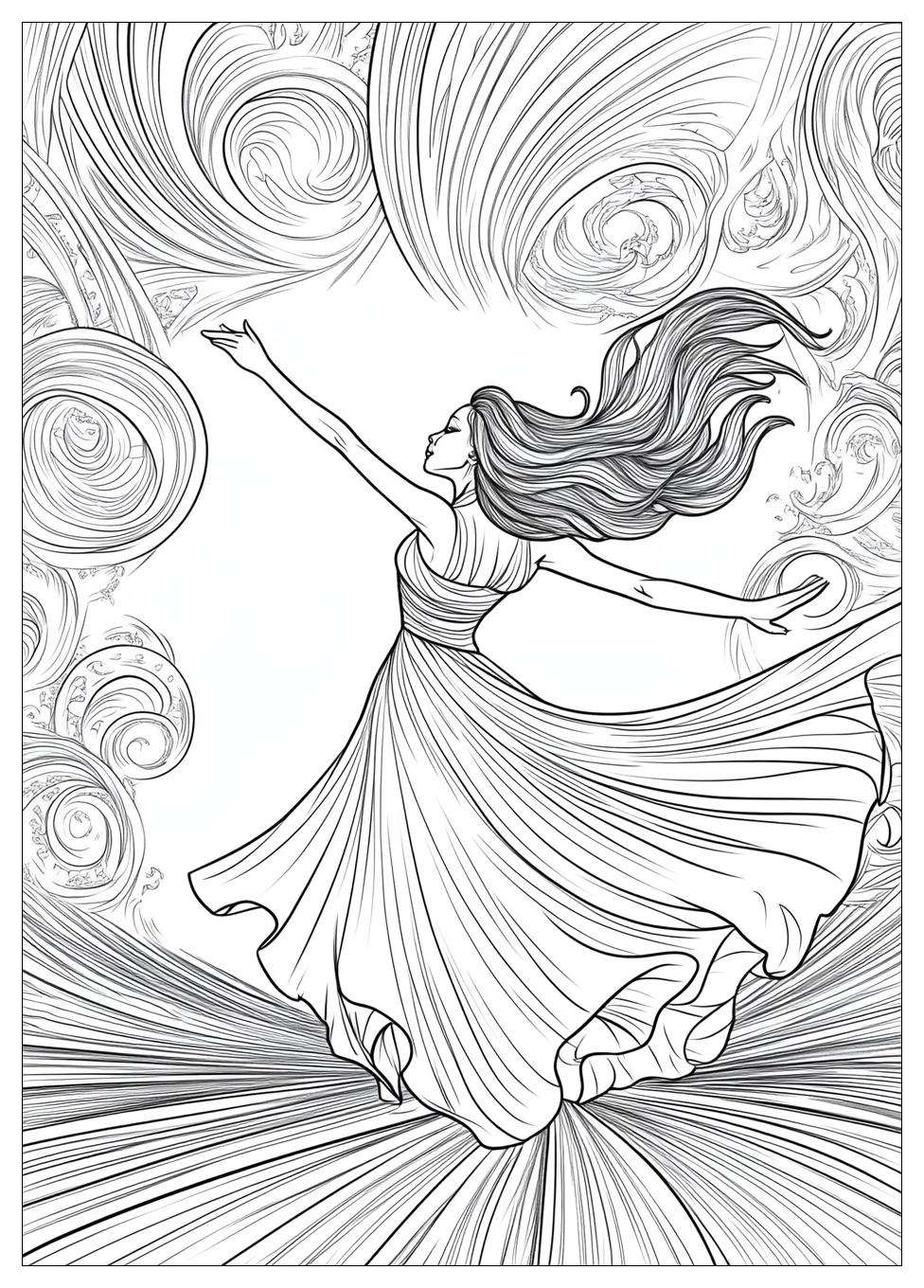 Dancing Coloring Pages-16