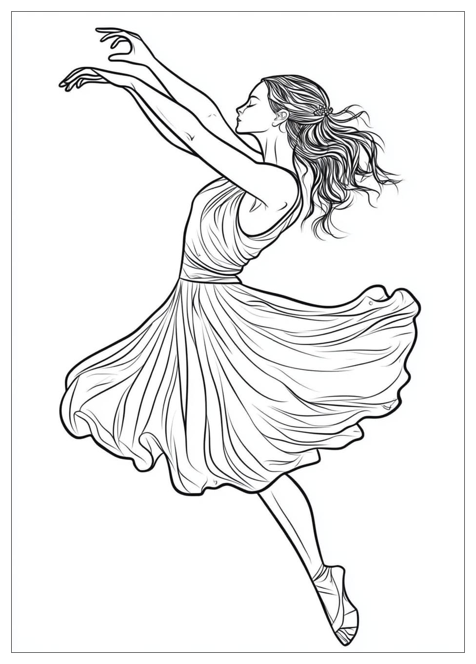 Dancing Coloring Pages-17