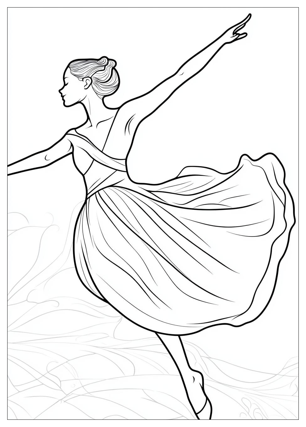 Dancing Coloring Pages-5
