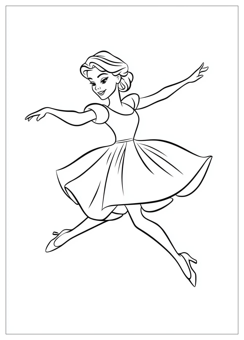 Dancing Coloring Pages-8