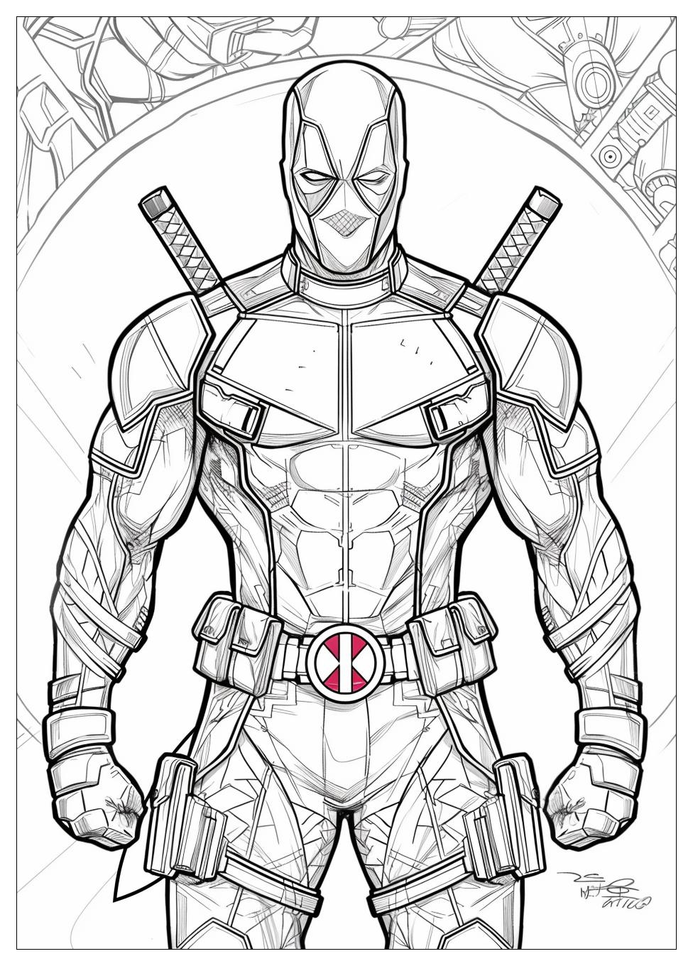 Deadpool Coloring Pages-15