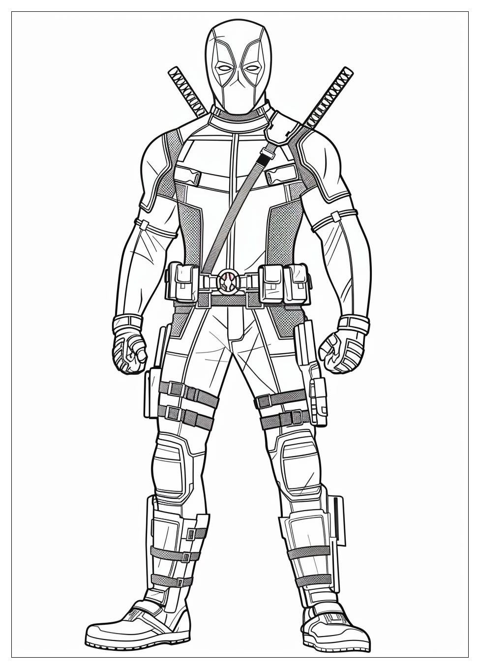 Deadpool Coloring Pages-16