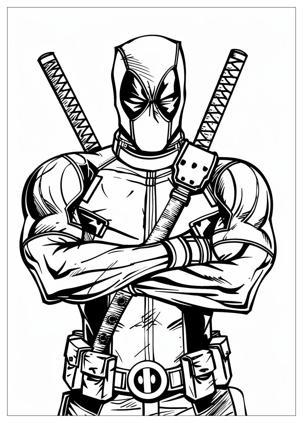 Deadpool Coloring Pages-17