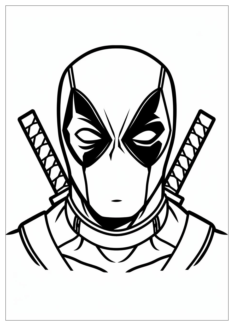 Deadpool Coloring Pages-7