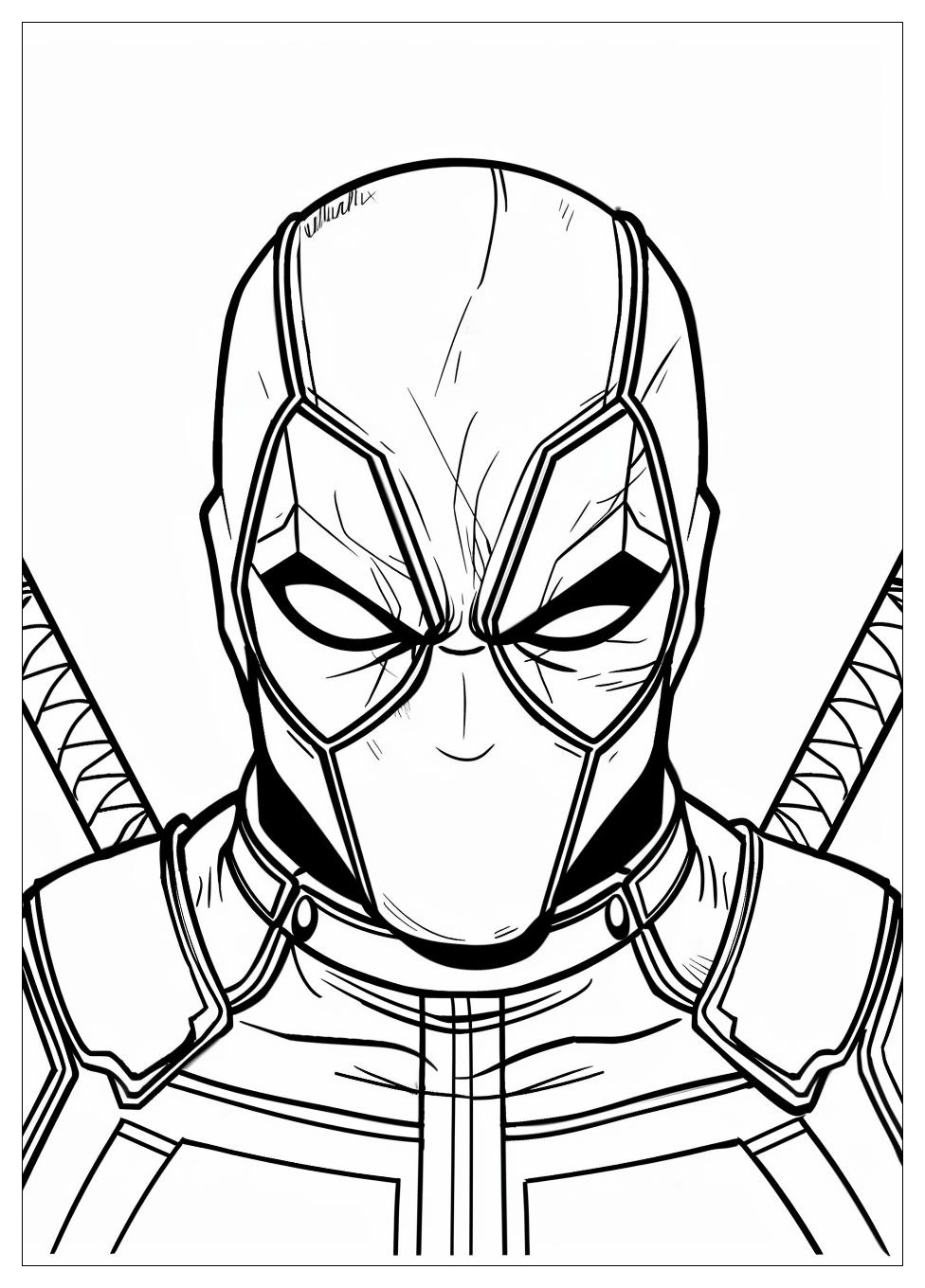 Deadpool Coloring Pages-8