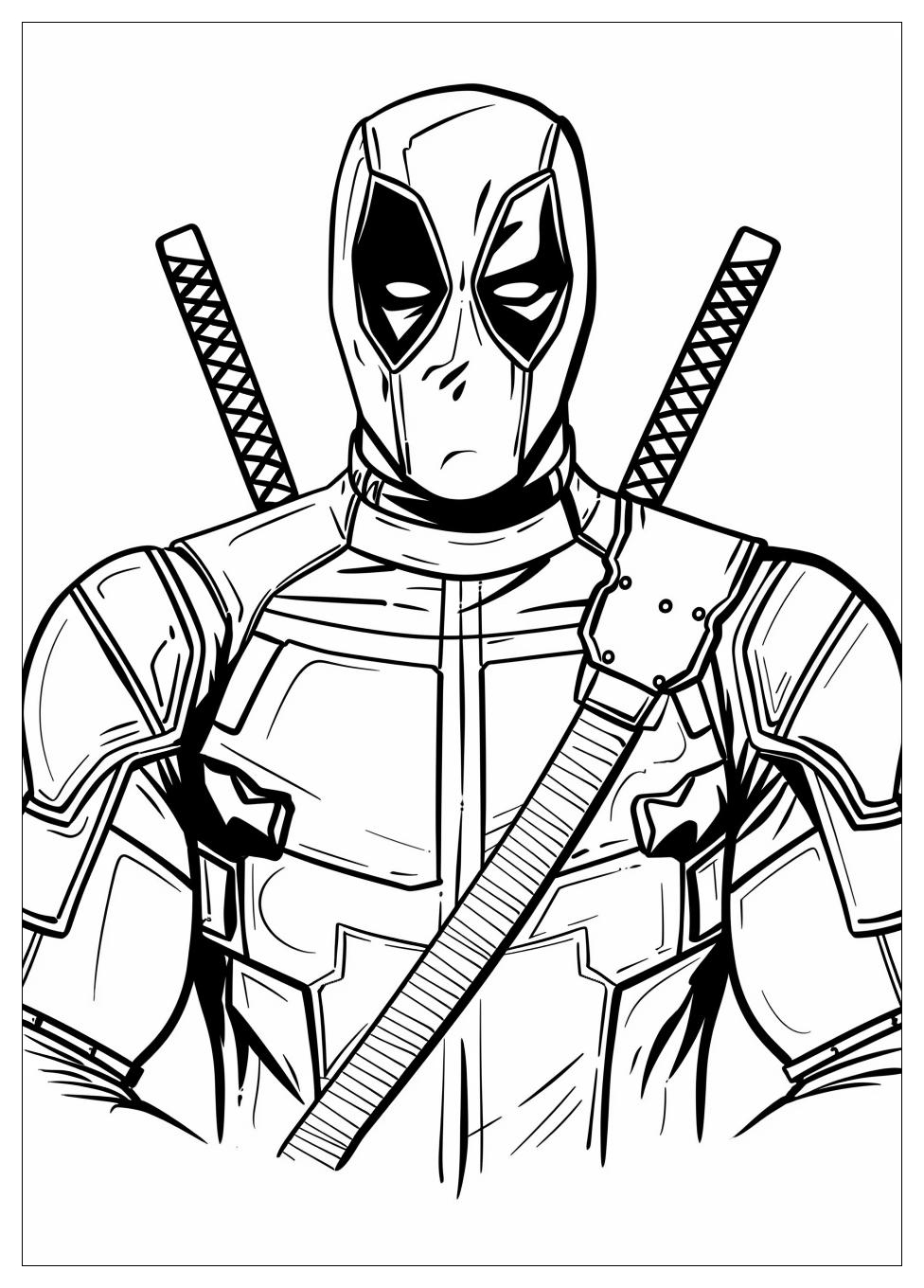 Deadpool Coloring Pages-9