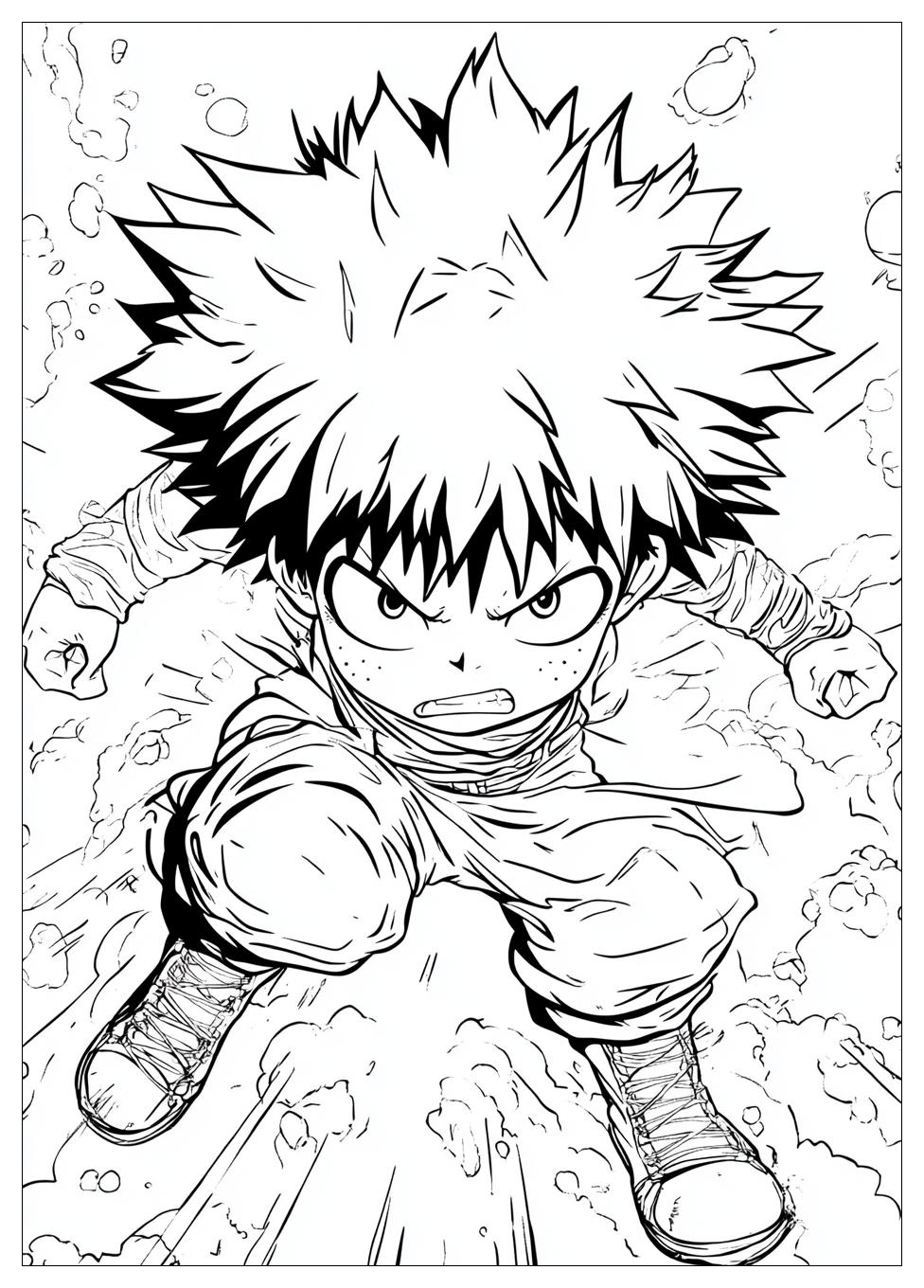 Deku Coloring Pages-1