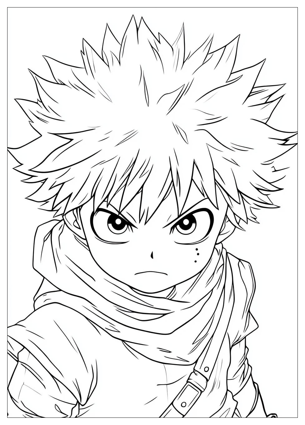 Deku Coloring Pages-2