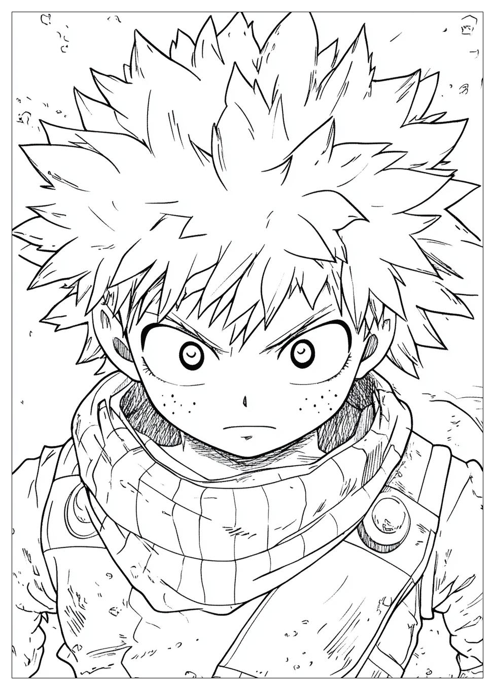 Deku Coloring Pages-5