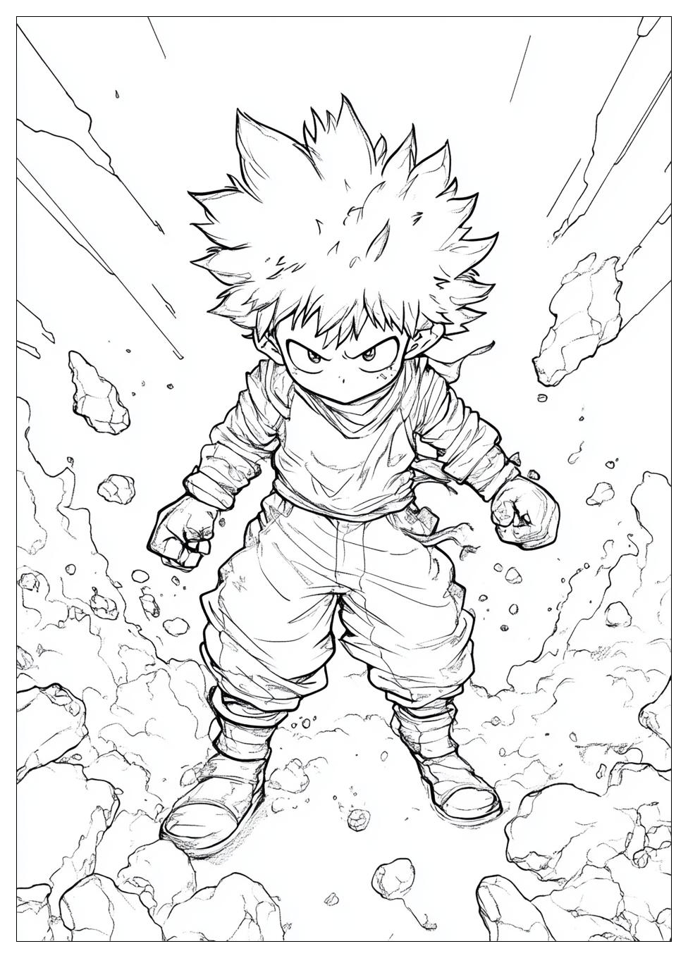 Deku Coloring Pages-6
