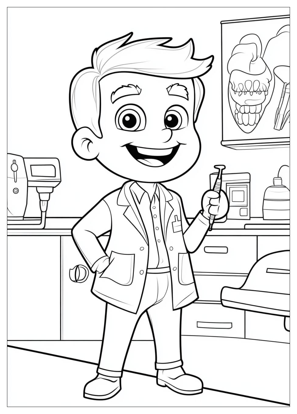 Dentist Coloring Pages-1