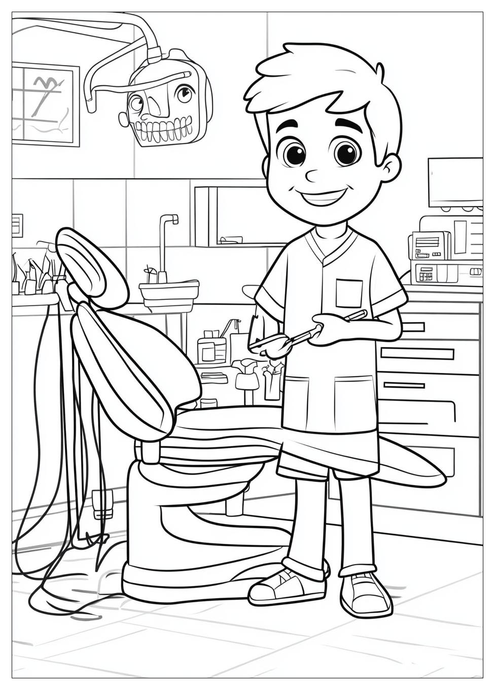 Dentist Coloring Pages-19