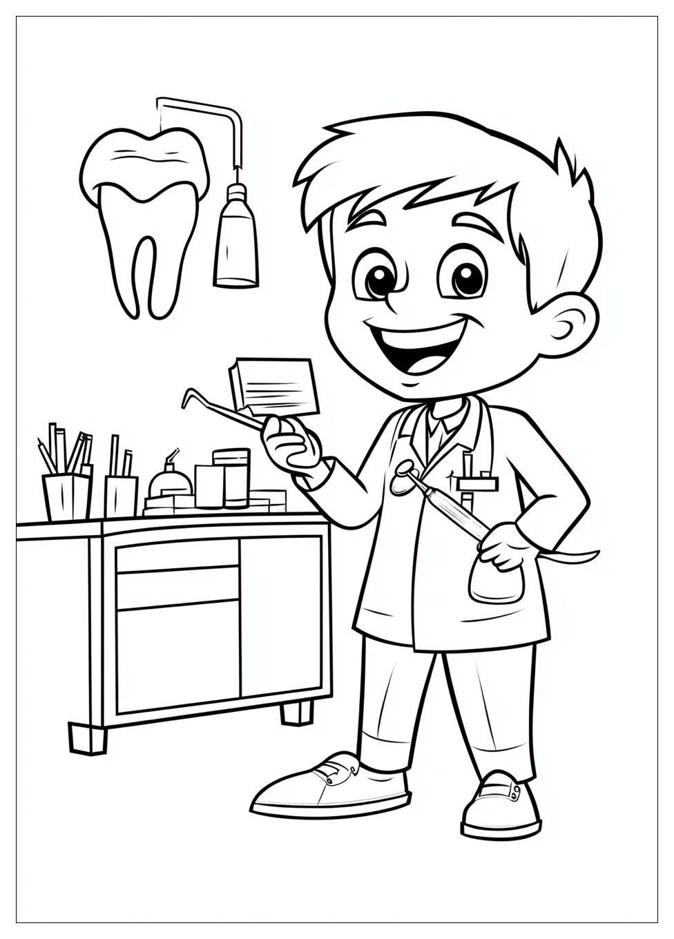 Dentist Coloring Pages-2