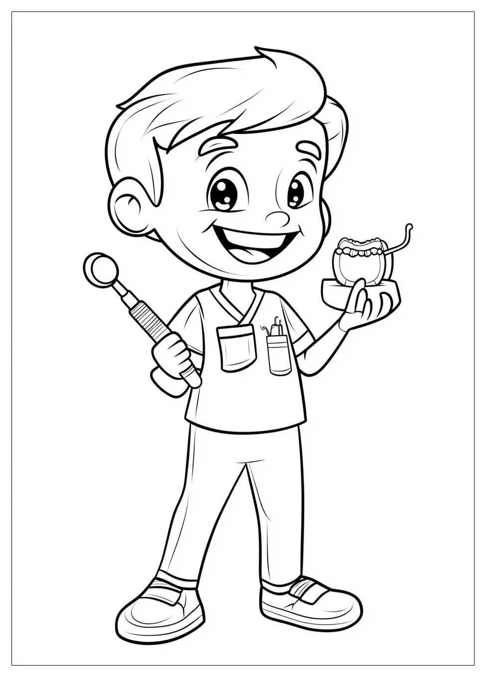 Dentist Coloring Pages-4