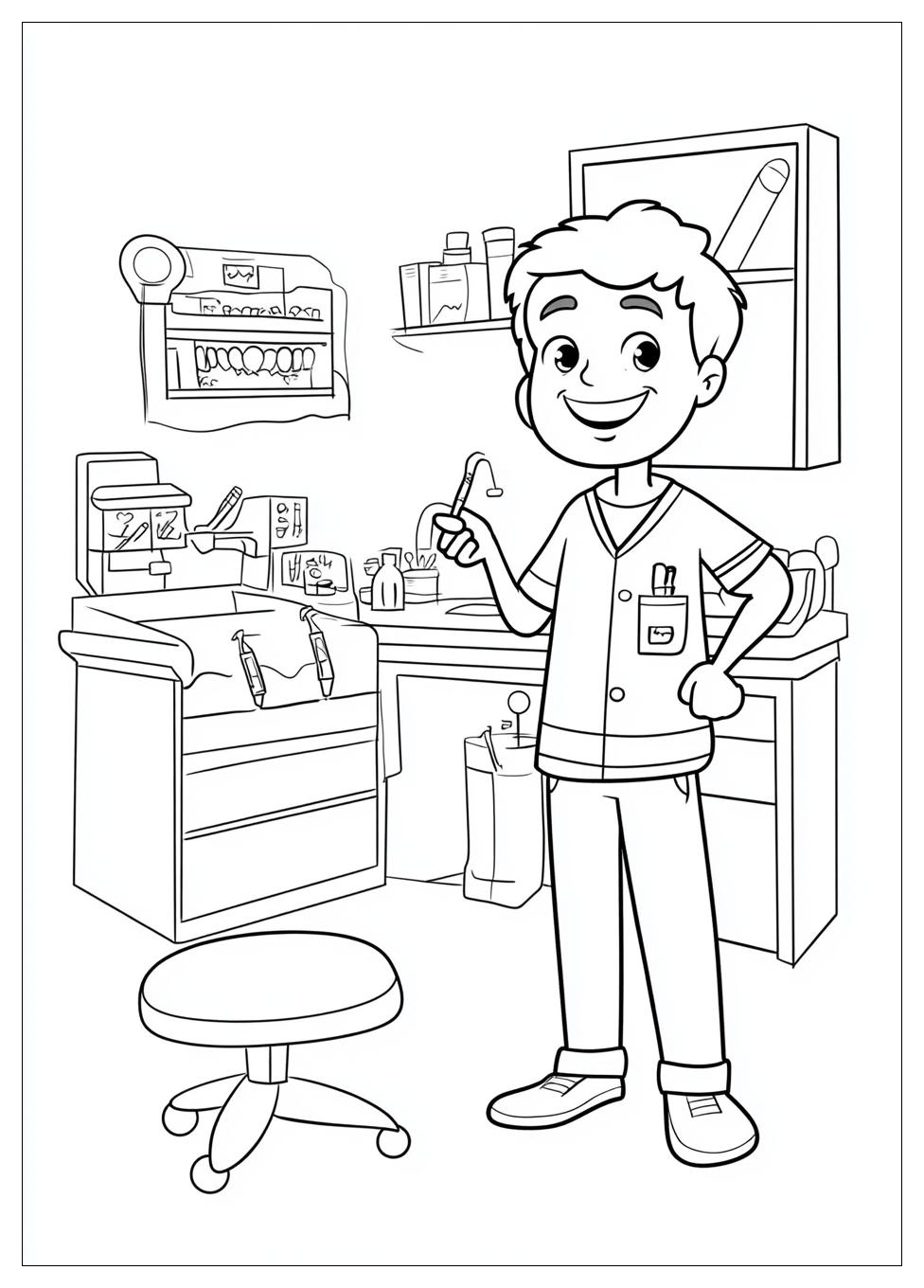 Dentist Coloring Pages-5