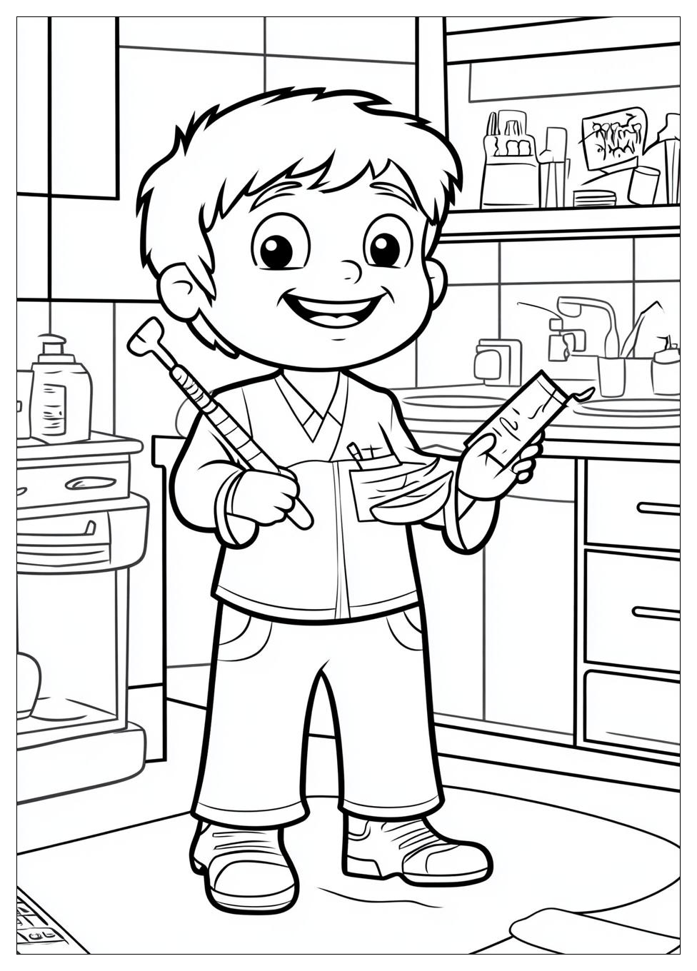 Dentist Coloring Pages-6