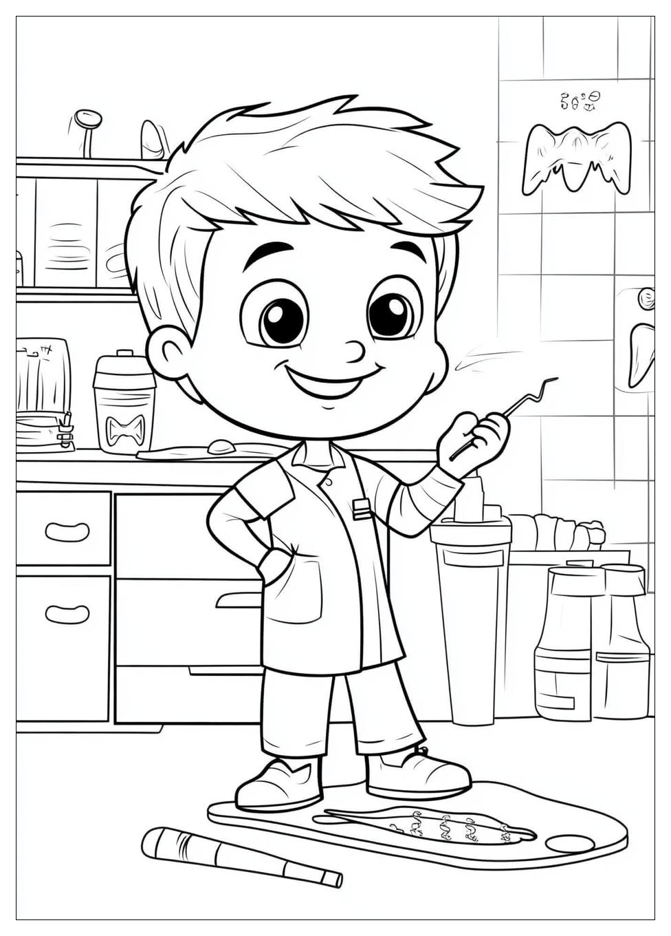 Dentist Coloring Pages-7