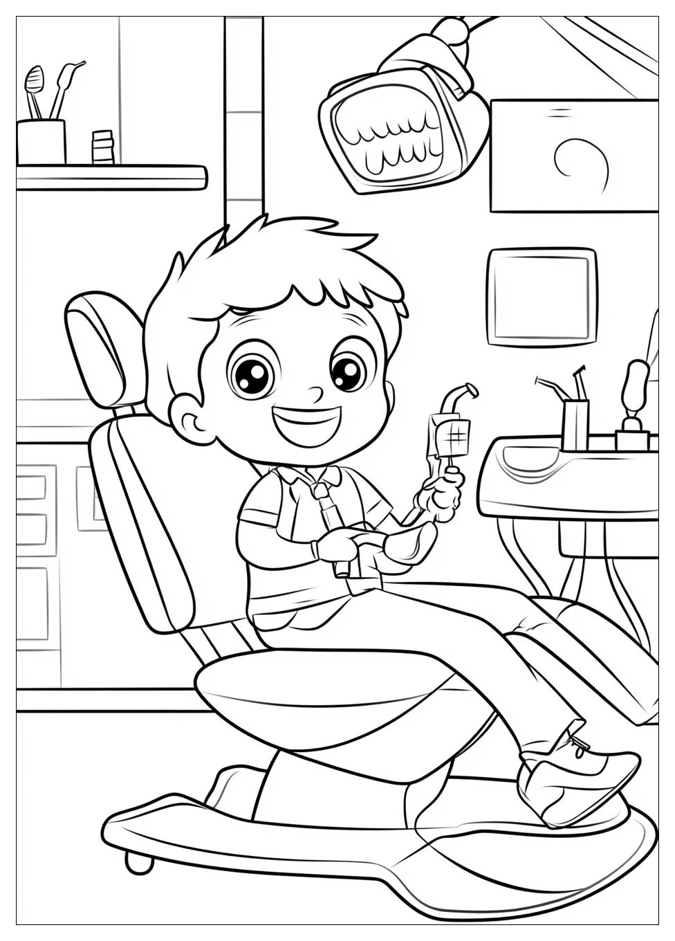 Dentist Coloring Pages-8