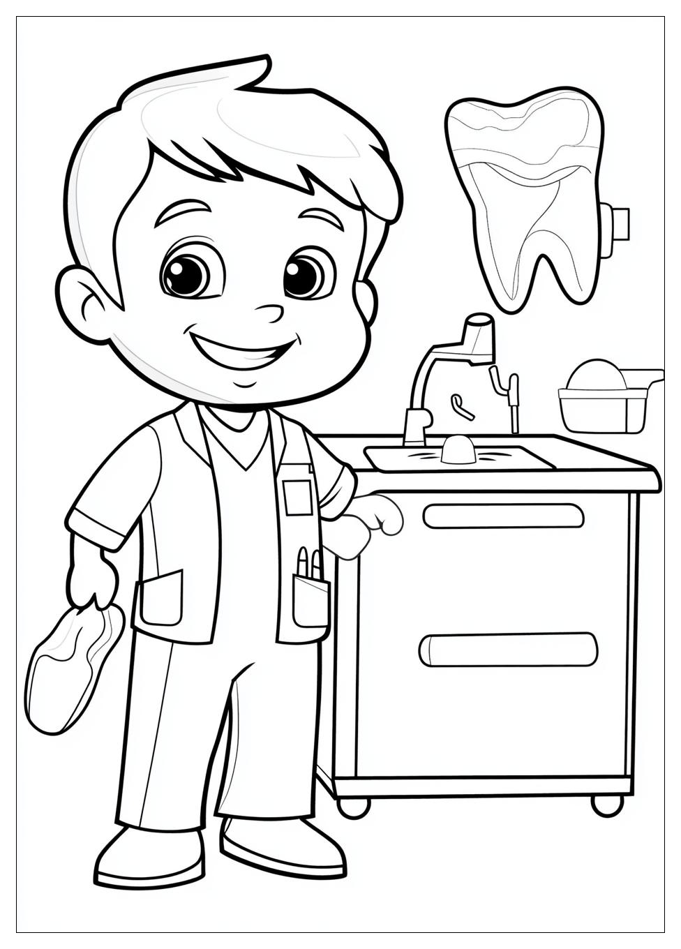Dentist Coloring Pages-9