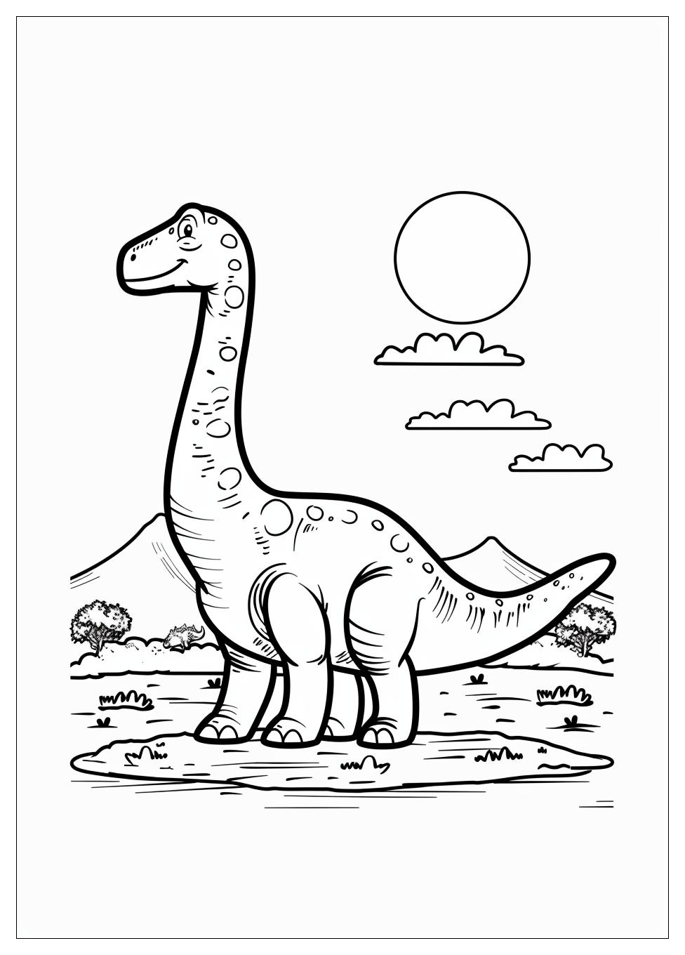 Dinosaur Coloring Pages-1