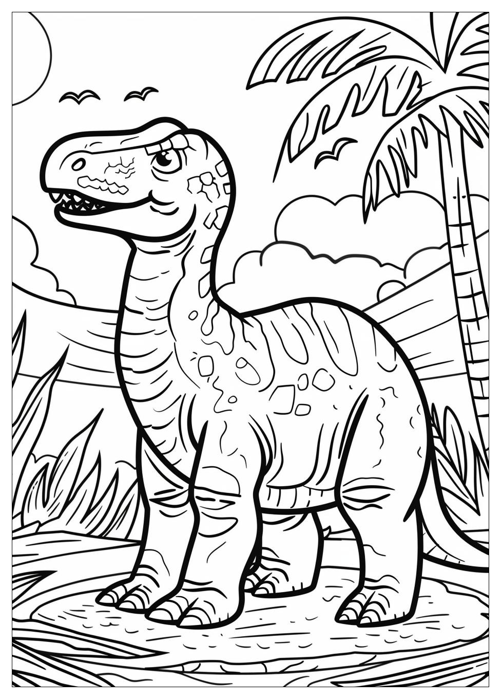 Dinosaur Coloring Pages-16