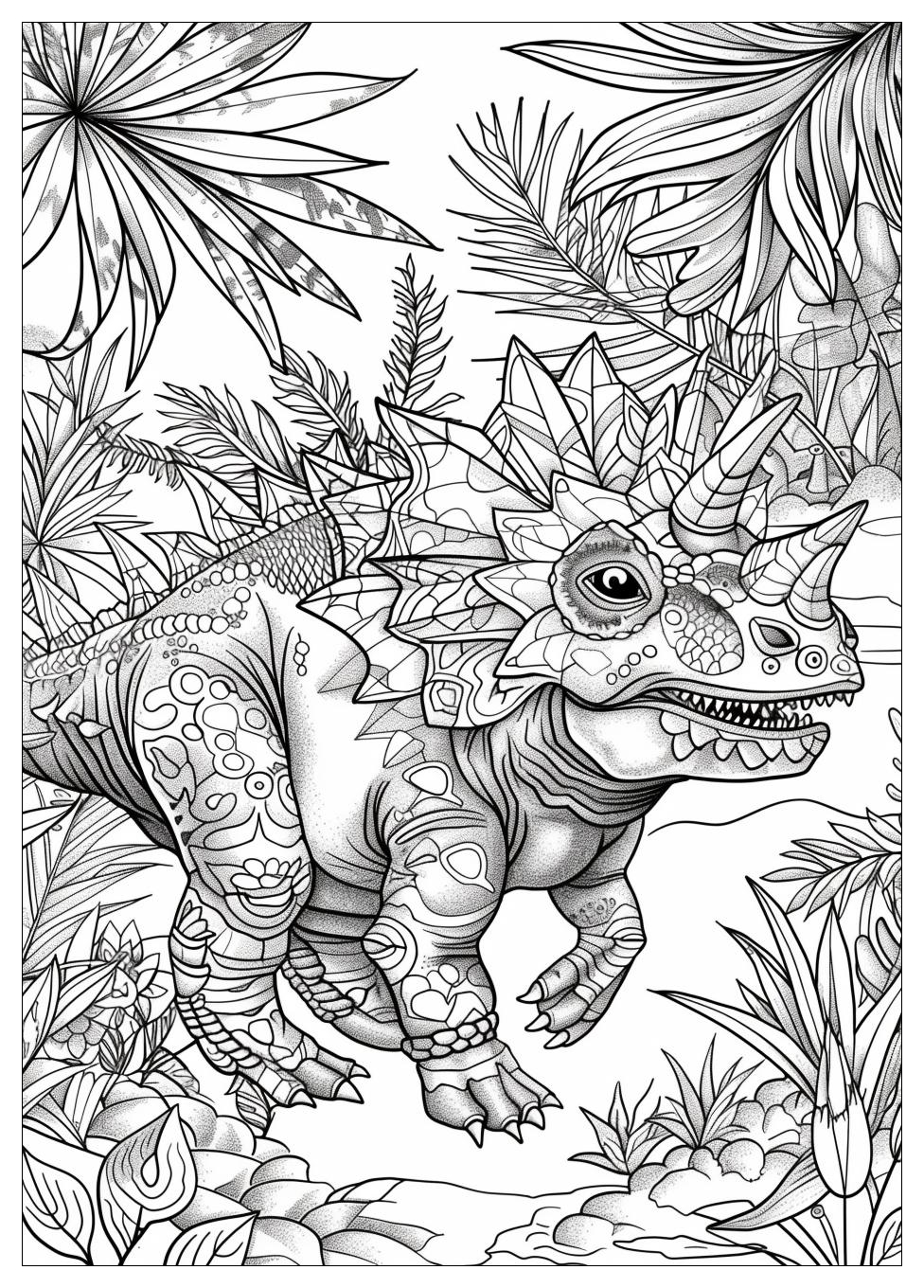 Dinosaur Coloring Pages-19