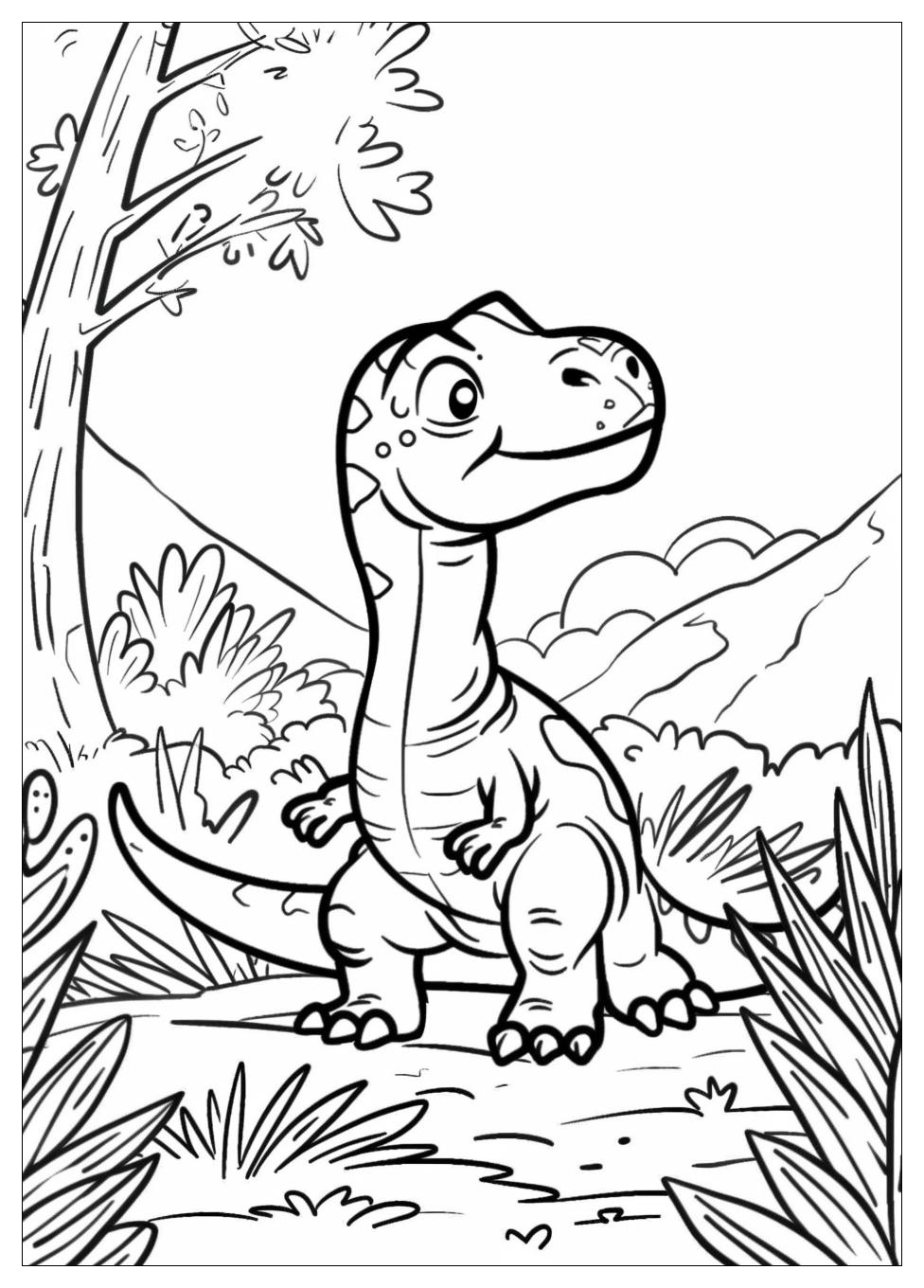 Dinosaur Coloring Pages-6