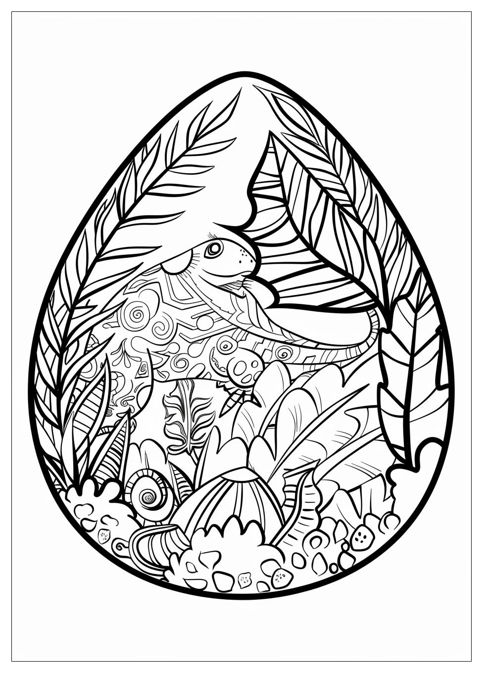 Dinosaur Egg Coloring Pages-15