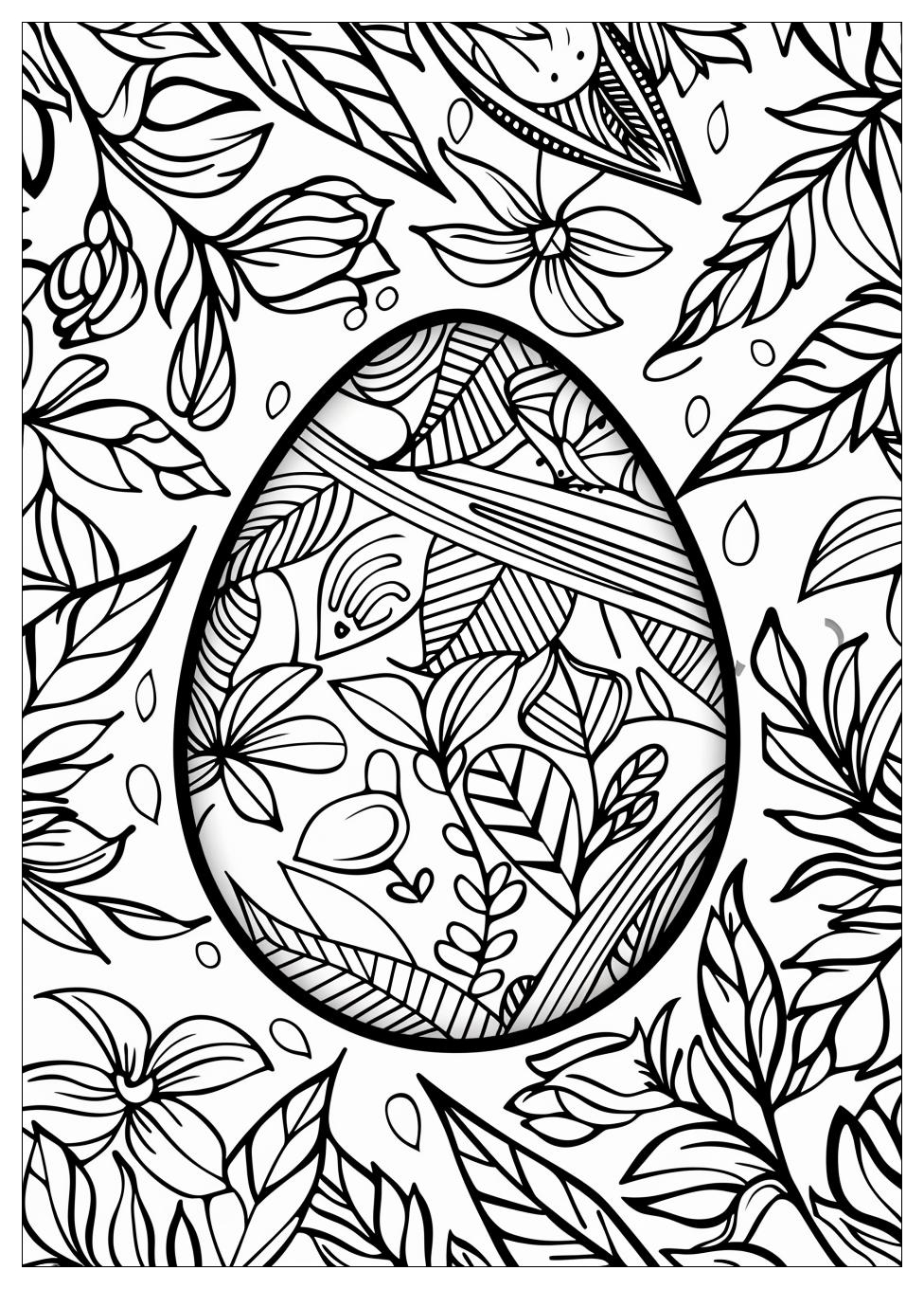 Dinosaur Egg Coloring Pages-16