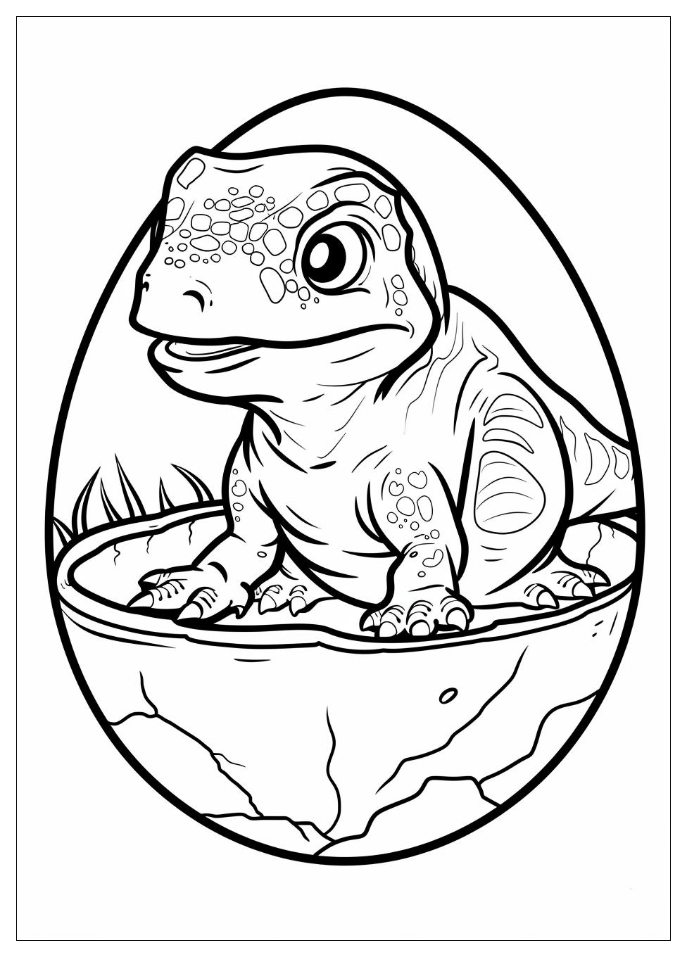 Dinosaur Egg Coloring Pages-2