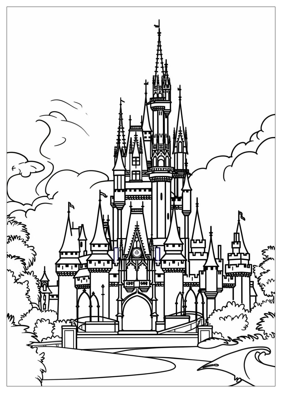 Disneyland Coloring Pages-11