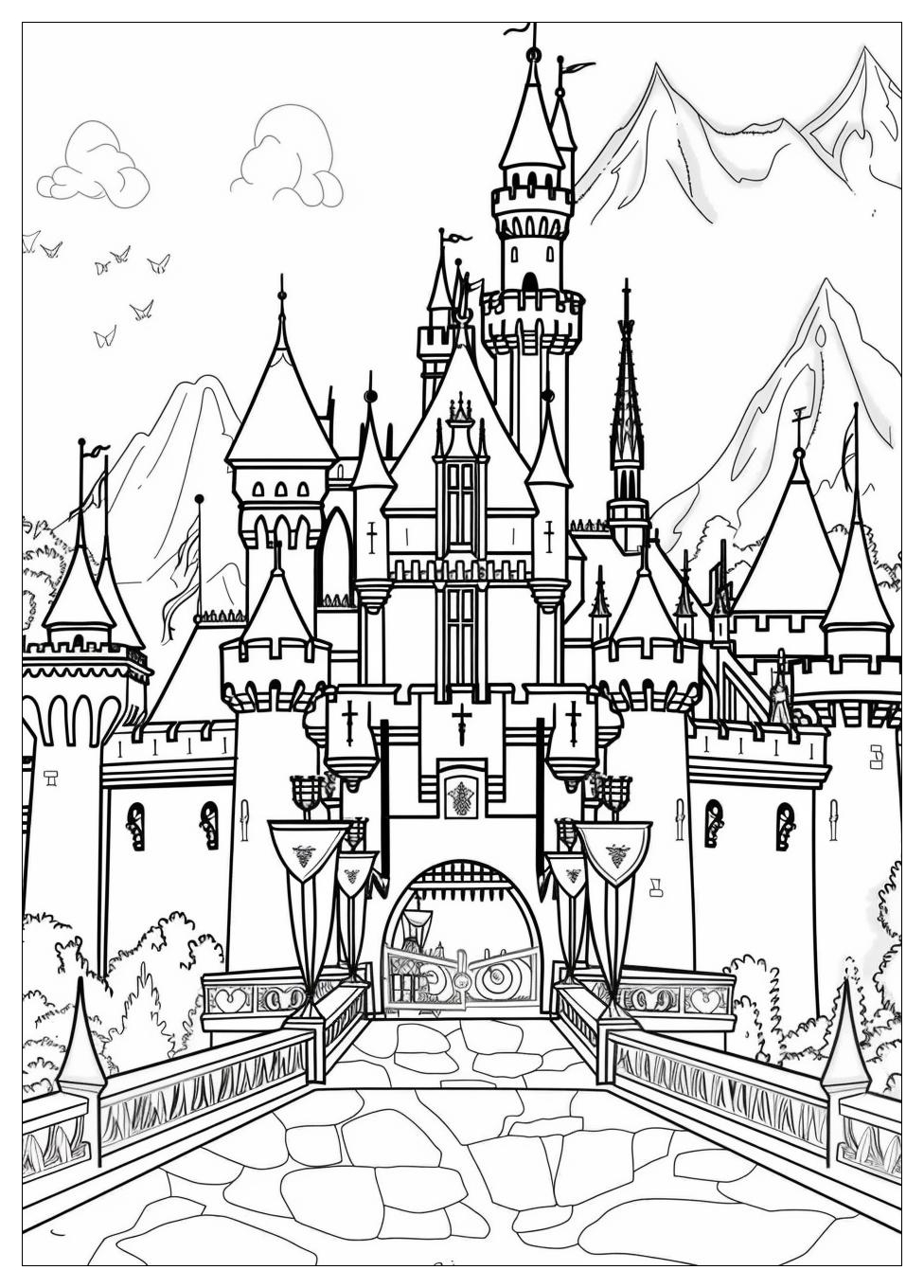 Disneyland Coloring Pages-4