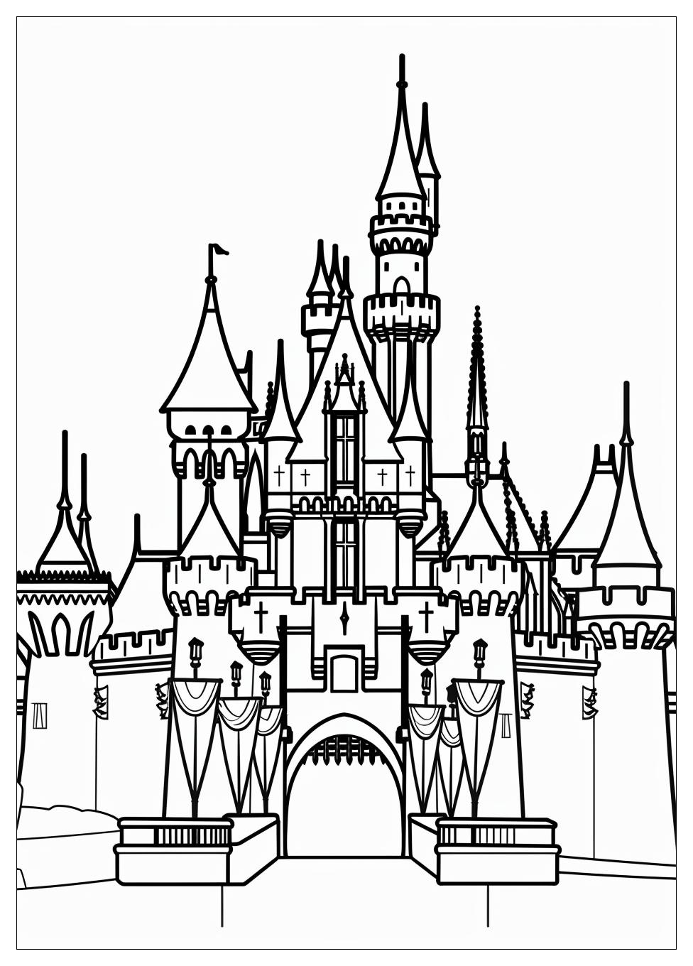 Disneyland Coloring Pages-9