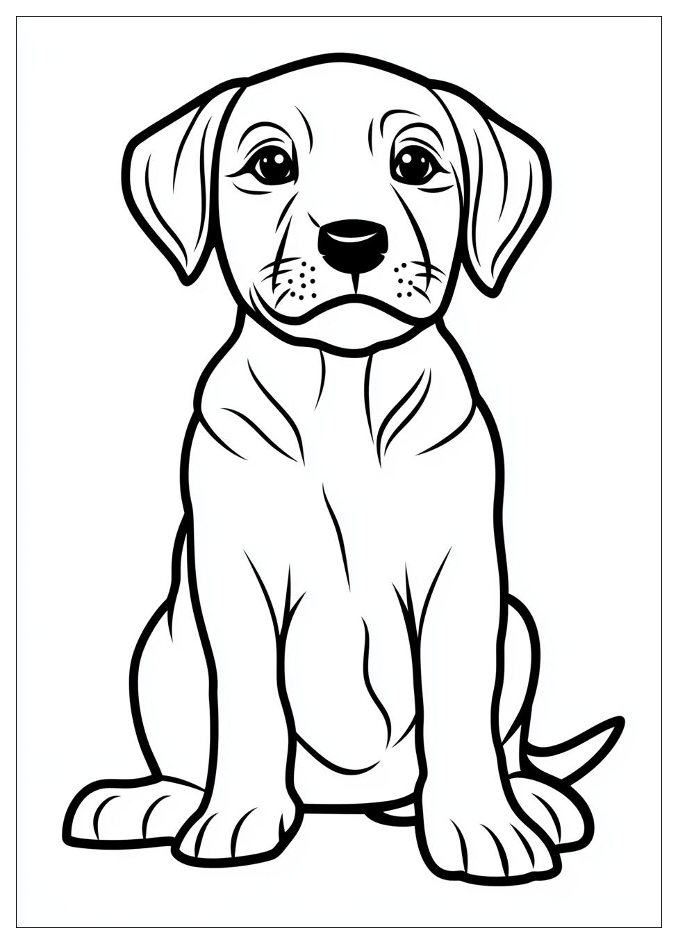 Dog Coloring Pages-12