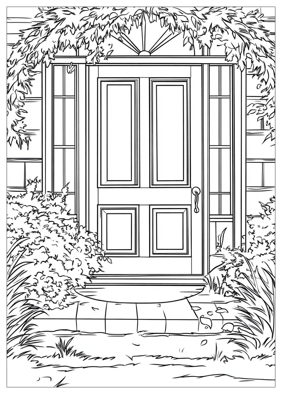Door Coloring Pages-1