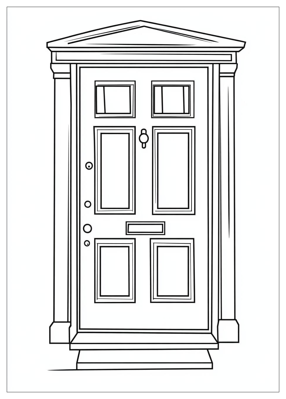 Door Coloring Pages-10