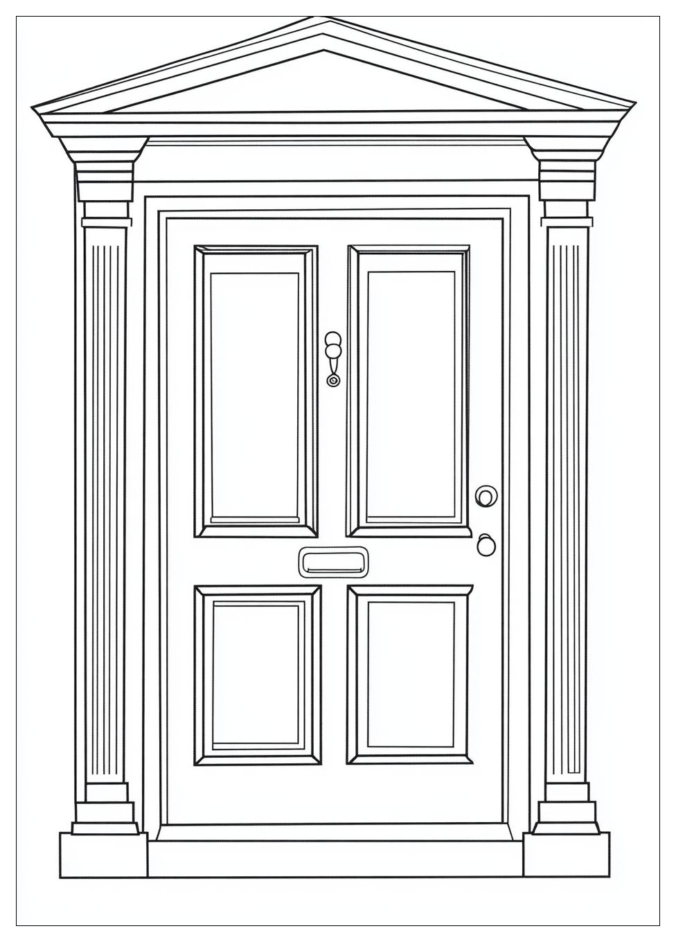 Door Coloring Pages-12