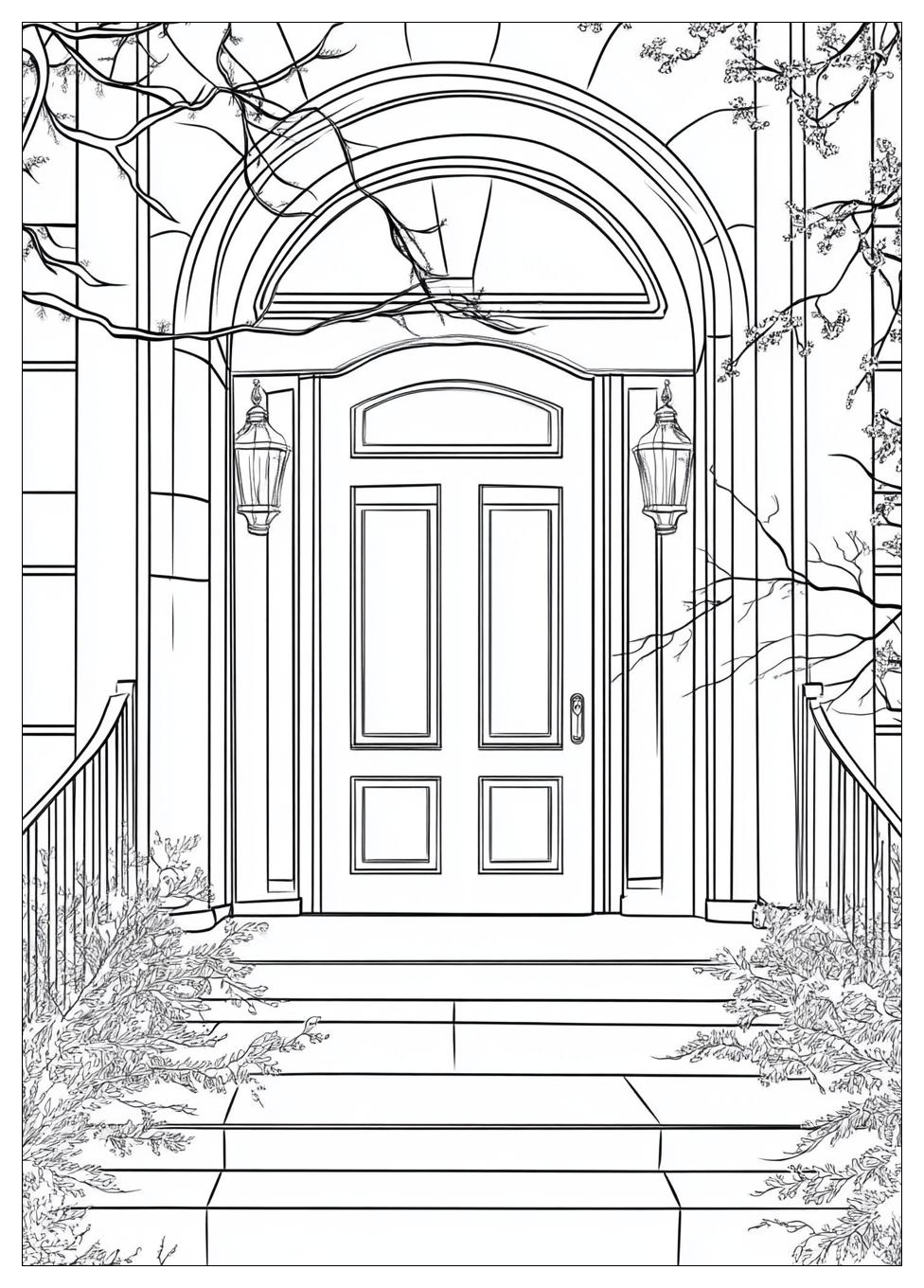 Door Coloring Pages-14