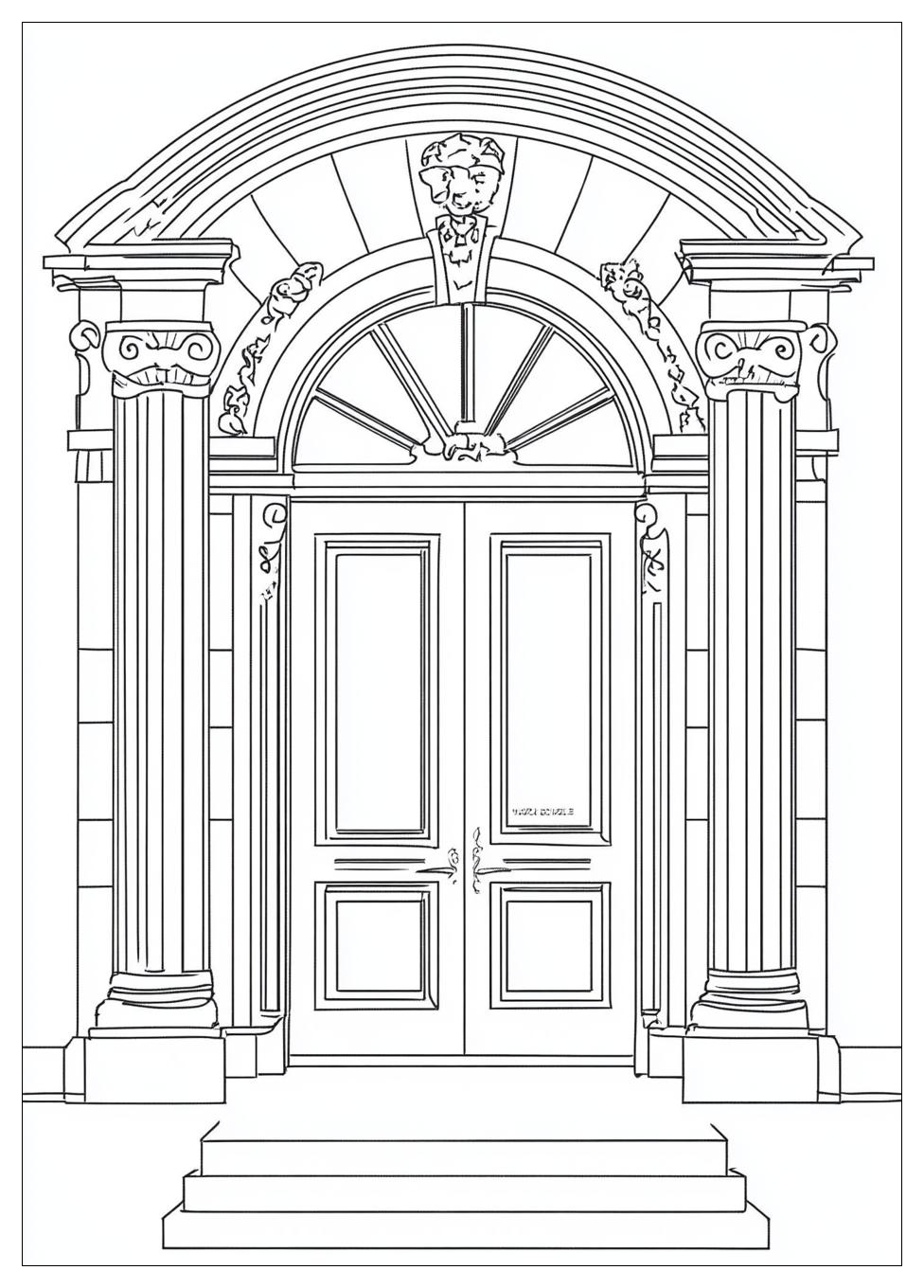 Door Coloring Pages-16
