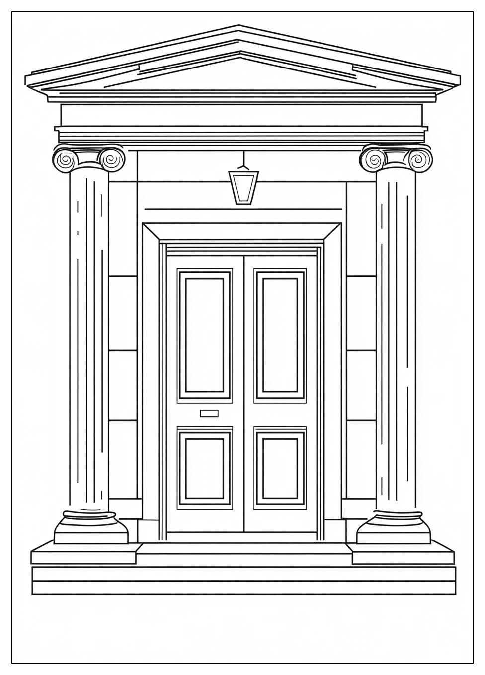 Door Coloring Pages-18
