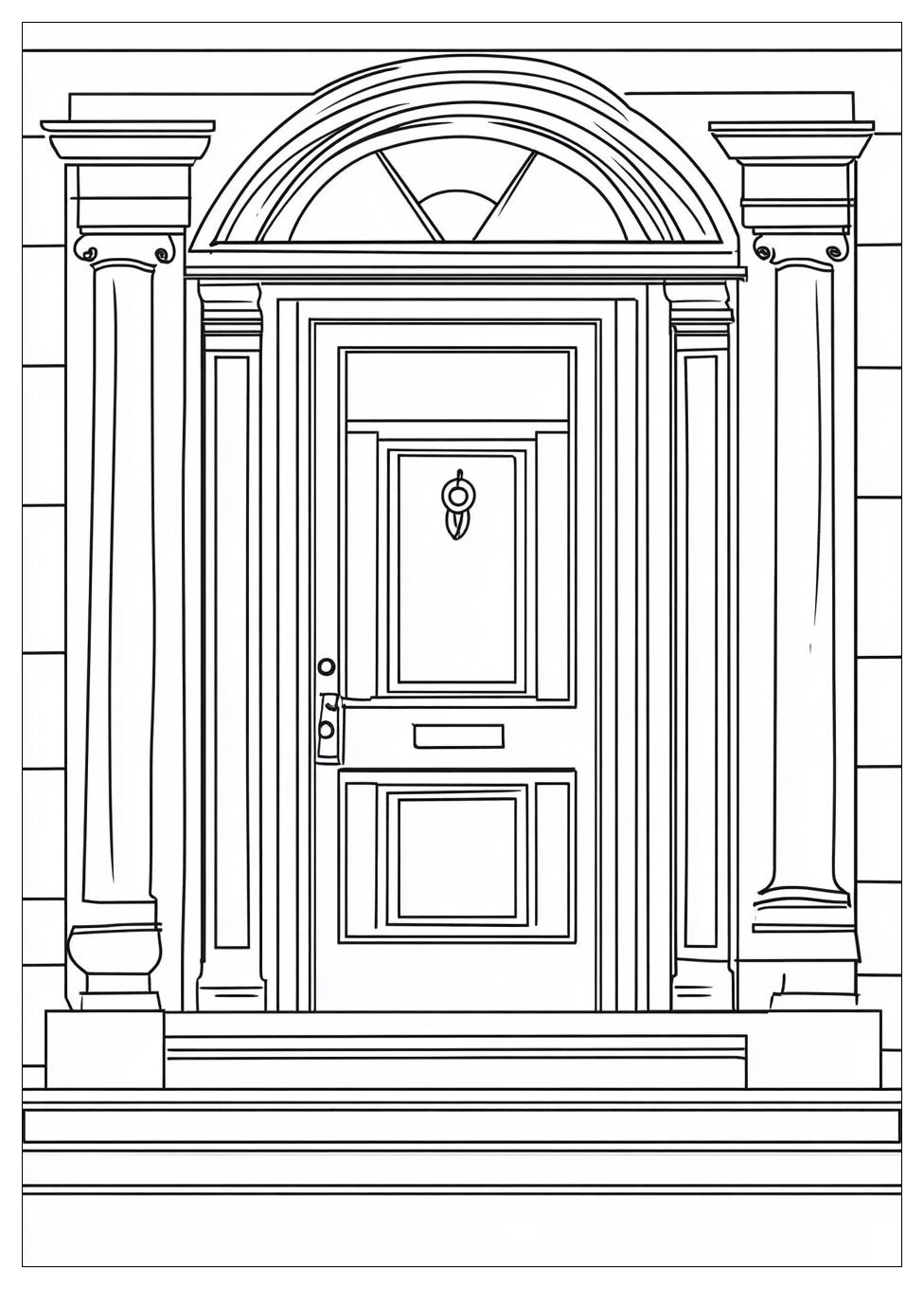Door Coloring Pages-2