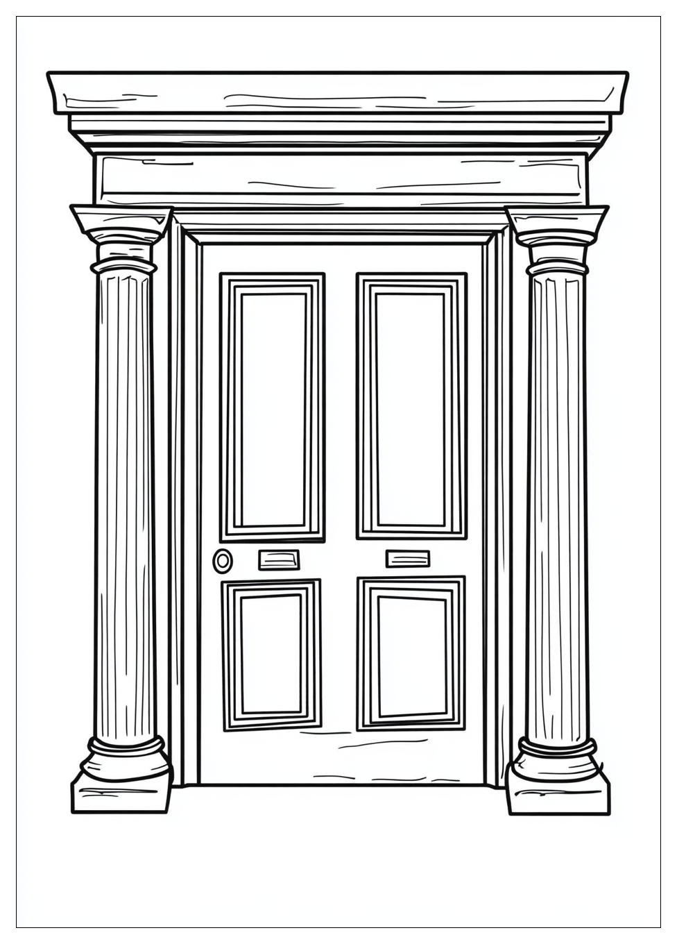 Door Coloring Pages-20