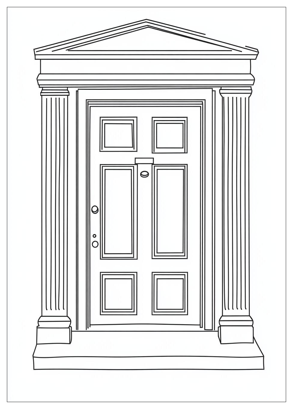 Door Coloring Pages-5