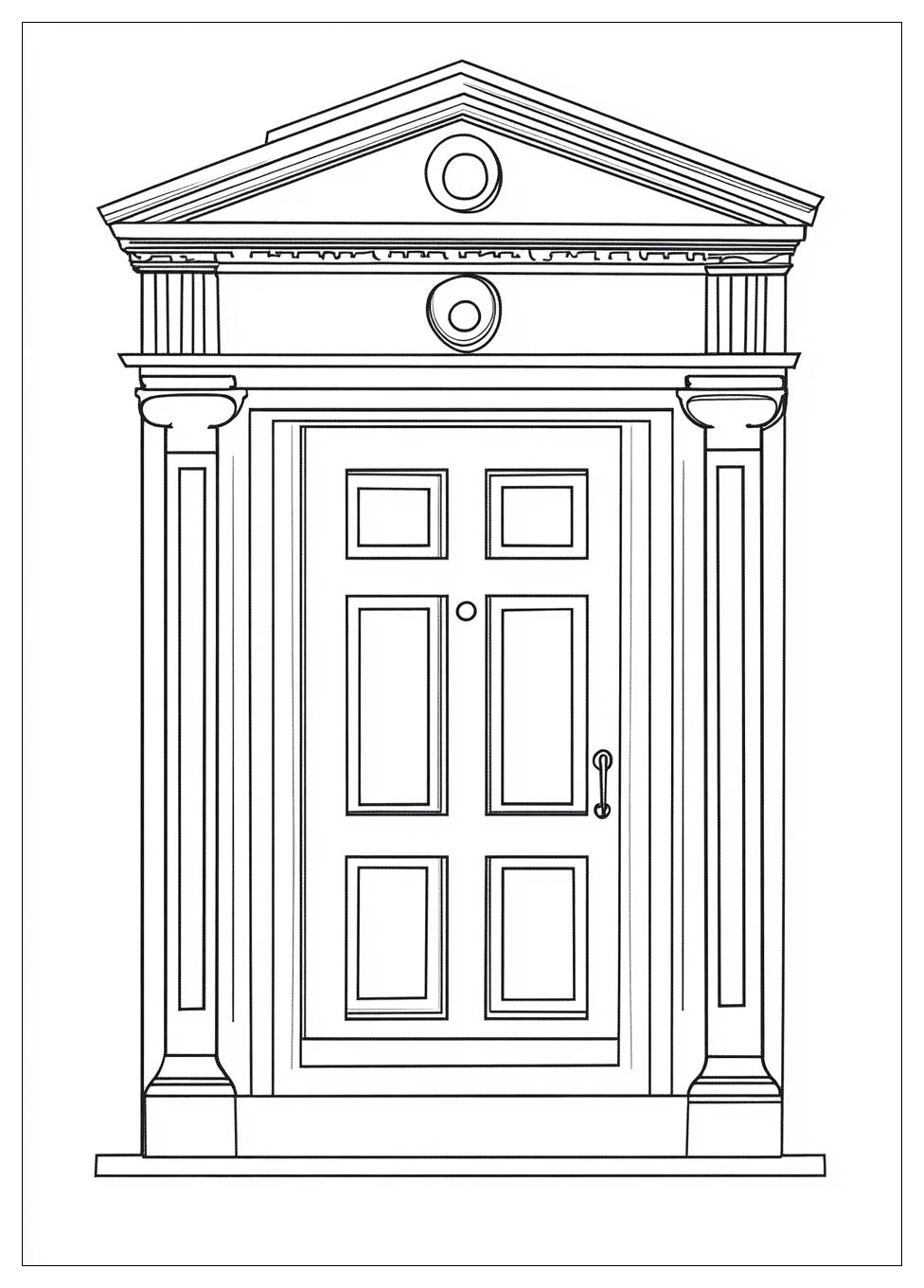 Door Coloring Pages-8