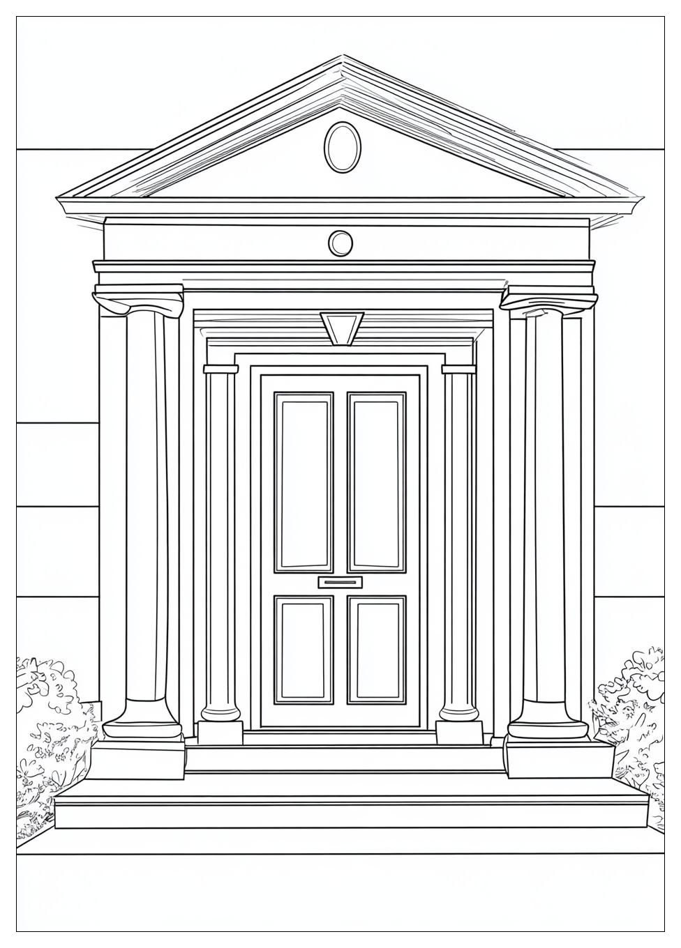 Door Coloring Pages-9