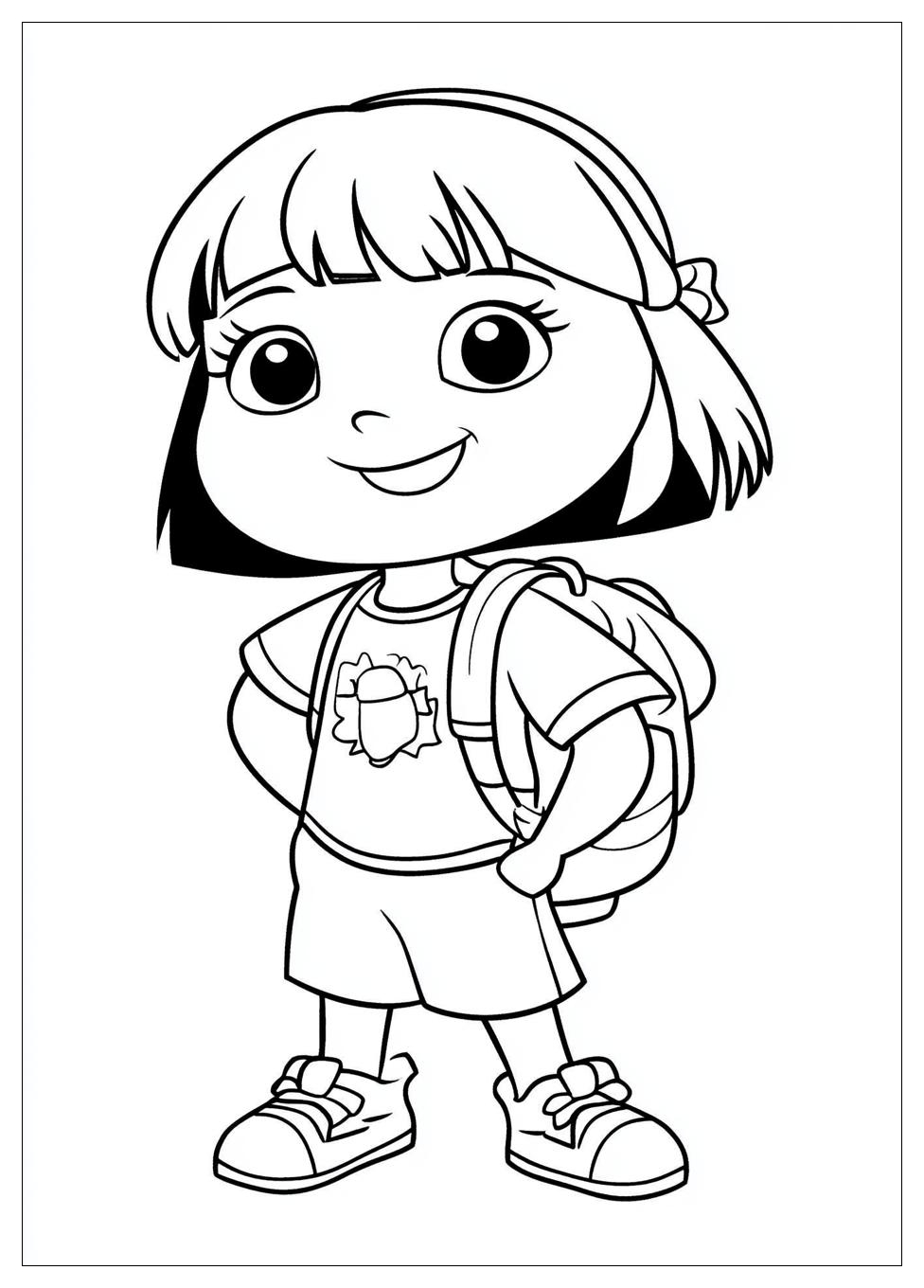 Dora The Explorer Coloring Pages-13